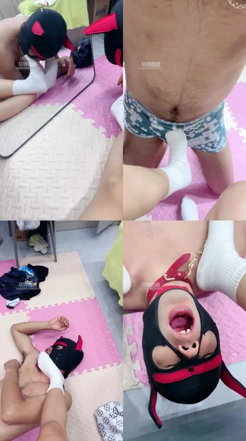 【陌离】臭棉袜玩弄贱狗