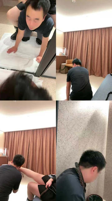 【可馨大大】反绑重度踢踹虐打