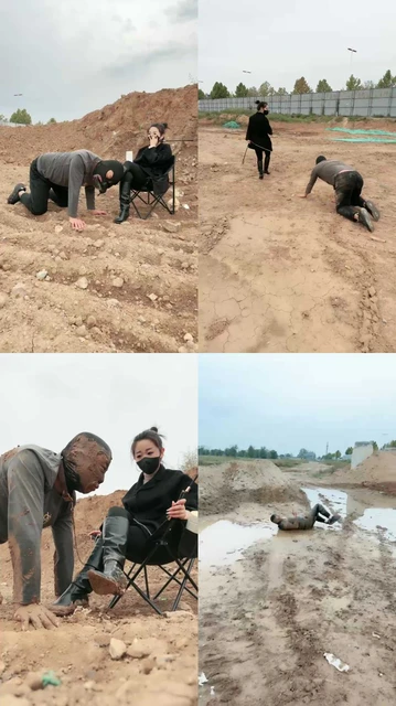 【辣姐】户外泥地训练人形犬