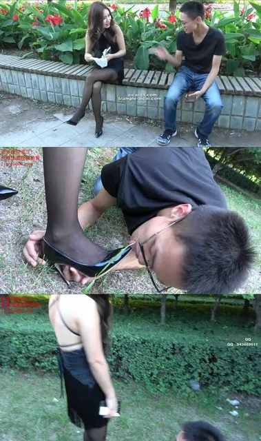 【冷柔】猥琐学生清理小姐姐脏鞋底