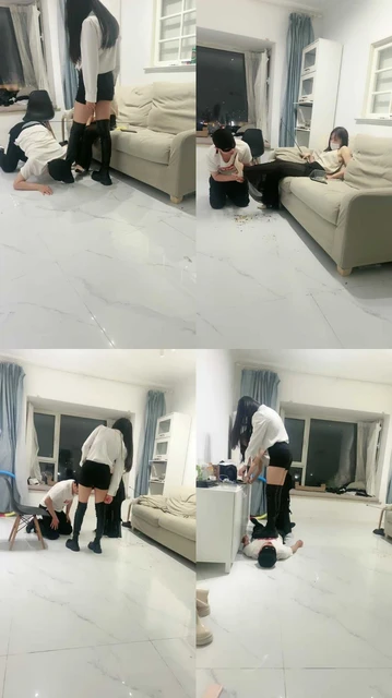 【cici】双S-脏鞋碾压喂食/清理脏鞋底/踢裆/踩踏【四视角版】