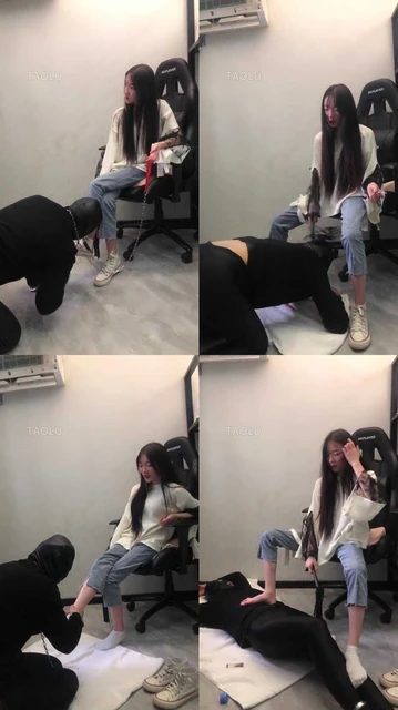 【开发素人】精神小妹文文深夜调贱畜