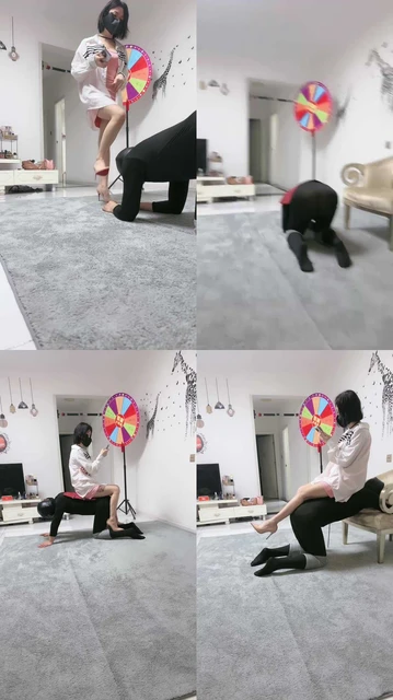 【蜜糖情侣】骑马转胯/高跟踩踏/鞭打