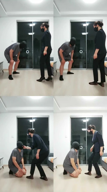 【飒飒小主】白领S虐-抽耳光/连环踢裆