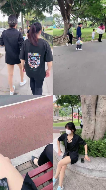 【丹祖宗】户外母畜-拽头发/转胯/闻原味白袜/耳光/骑马叼袜