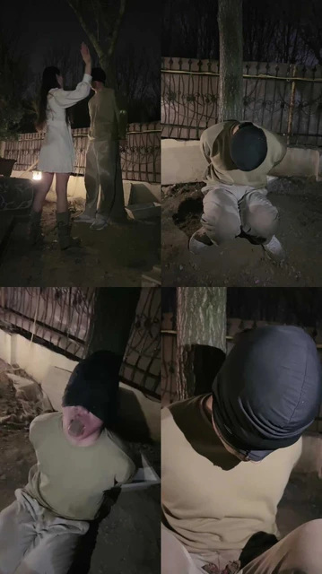 【沅芷】捆绑树上强制耳光/踢踹/重口-舔脏鞋底吃泥巴