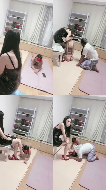 【御姐S】夫妻下跪做狗奴