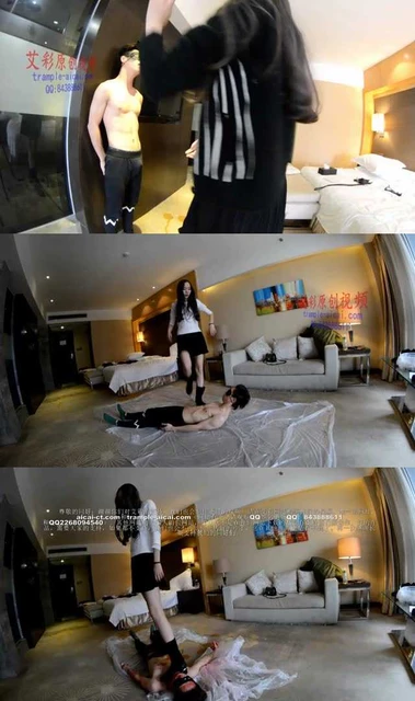 【奴隶岛】女神暴力踢踹碰瓷狗