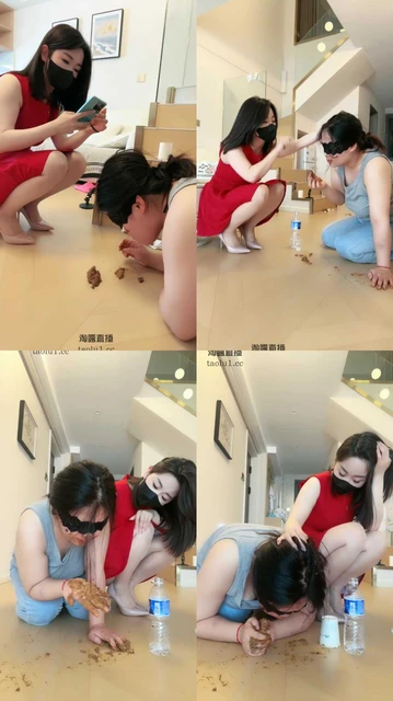 【辣吃多的辣姐s】直接拉母狗嘴里强制完食黄金