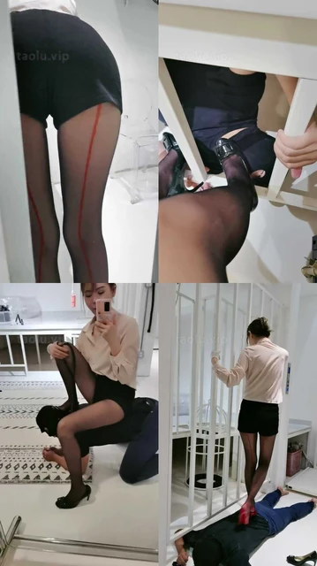 【宇婉莹】圈养犬化/皮鞋黑丝闻舔/高跟踩踏【上】