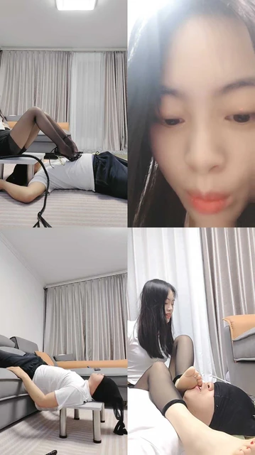 【丫丫】耳光鞭打/高跟踩踏/虐狗舌/喝圣水/人形犬坐垫