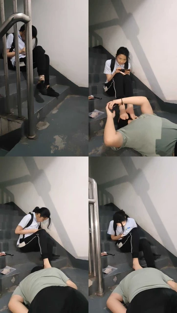 【樱樱】高职女学生S-楼道裸足玩脚奴