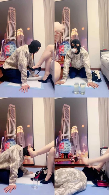 【不期而遇】人鞋当亲妈-全体重踩踏-口水浓痰/耳光