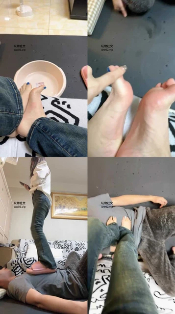 【安安sama】吮吸脚趾/伺候沐足/拖鞋高跟踩