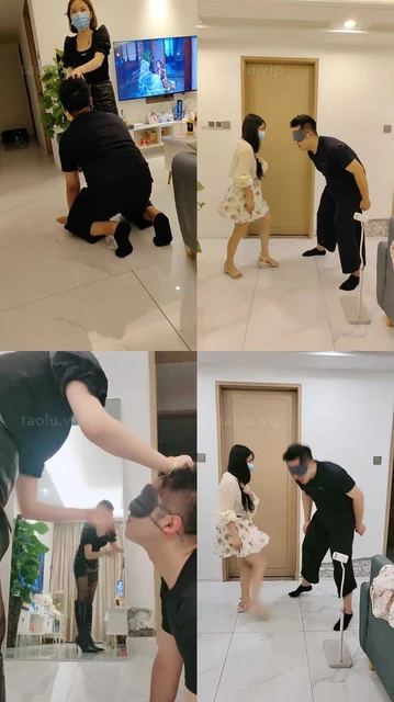 【萝莉糖糖】双S-骑马转胯/踩踏/掐乳/插嘴脚喂食【双视角版】