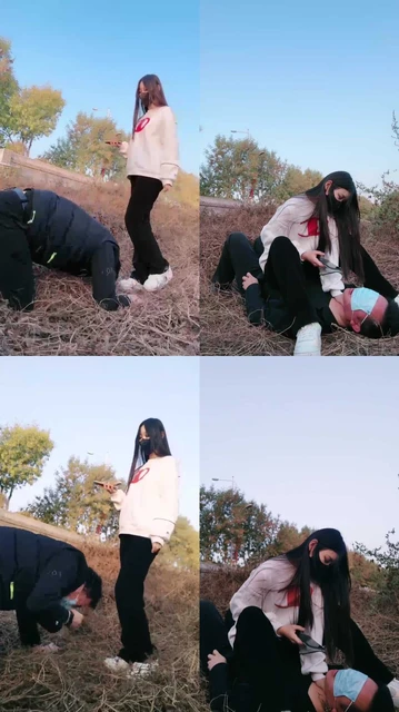 【猫神大人】野外抓住偷拍狗调【双视角版】