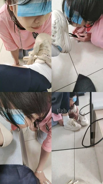 【爱可呀】学姐舌头清洗各种鞋/脚喂食踩舌【完整版】