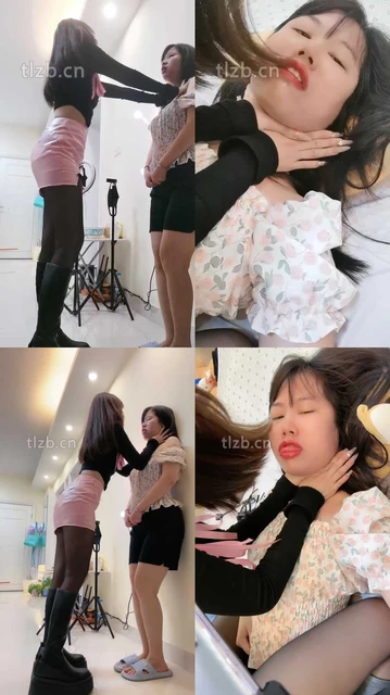 【草莓奶昔】母畜-掐脖窒息【双视角版】