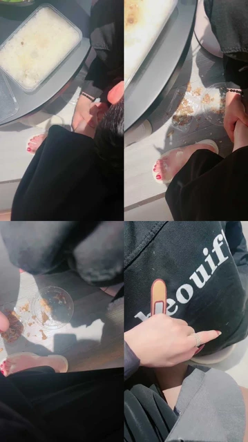 【诗诗】脚下喂食/裸足恋足舔
