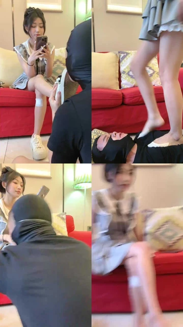 【LL77】喂口水/舔脏鞋/碾压踩/耳光插嘴