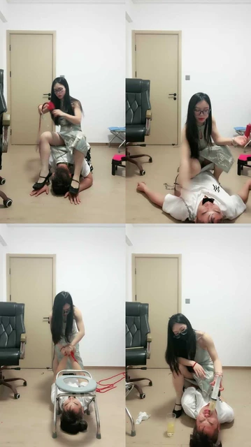 【薇薇】鞭打耳光玩狗