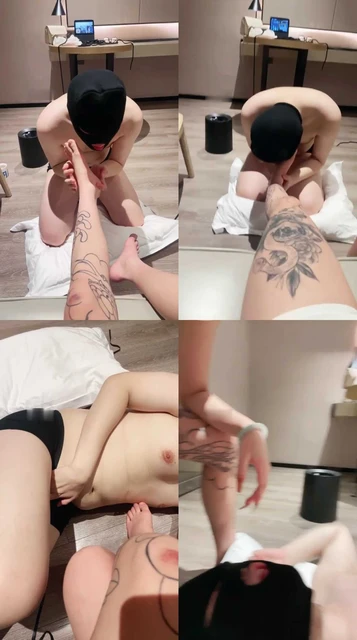 【小凤梨s】调教狗子舔脚踩踏