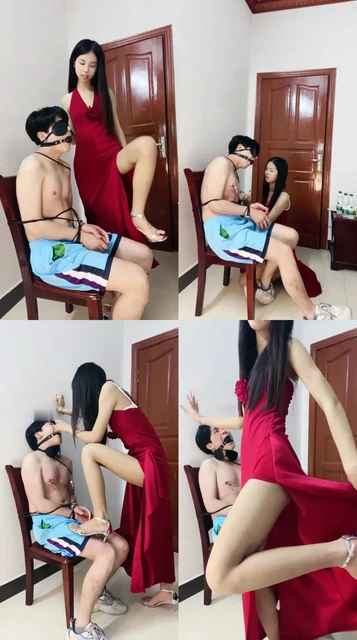 【软软小祖宗】高跟捆绑踩踏