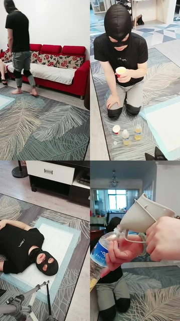 【上海女王白狐】调教鸭子胁迫吃屎