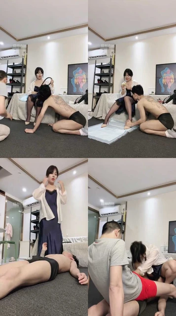 【煎饼狗子】双奴踩踏喂食sp