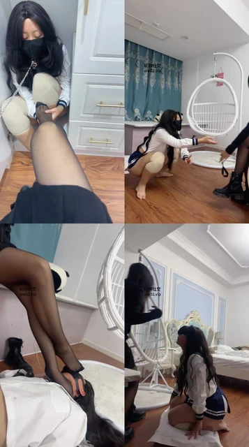 【小公主lios】JK母畜-囚禁衣柜/短靴黑丝踩/犬化狗爬