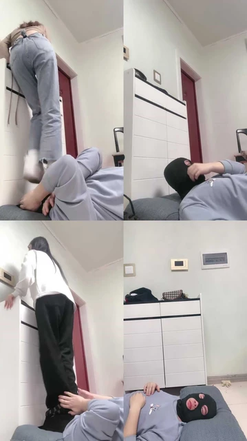 【精神小妹】3S学生主全体重踩头/跺头