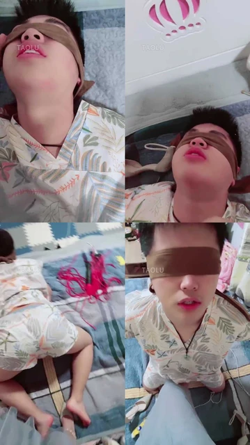 【艾琳】抖M男友袜子塞嘴强制虐