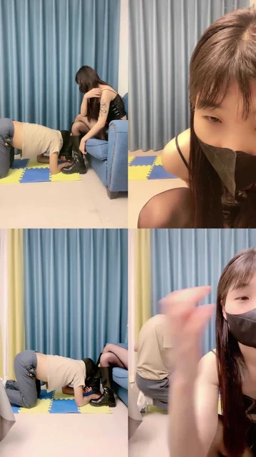 【兔兔大人】长靴踩脚垫/舔多双脏鞋【双视角版】