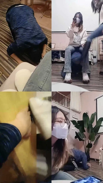 【金桔小主】双学生主鞋袜踩狗/夹子痛感刑虐【完整版】