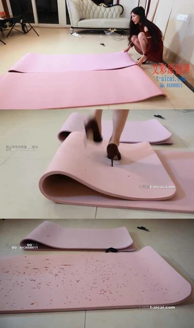 【HPL栖心之栈】【芷晴】芷晴红高跟踩踏瑜伽垫