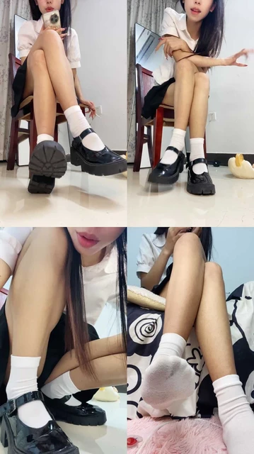 【软软小祖宗】第一视角JK小白袜皮鞋红绿灯