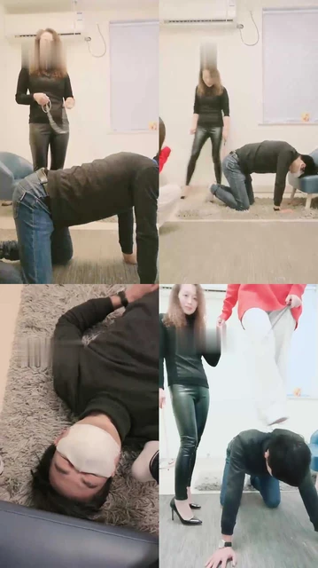 【安静大大】亲母女暴力踩/踹/耳光【三视角版】