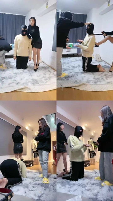 【海绵大大】双学生S骑马/全体重踩踏/碾压狗爪【双视角版】