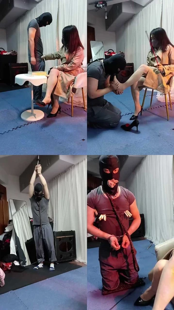 【冰炫】吊绑口球塞嘴虐打/骑马狗爬/鞭打