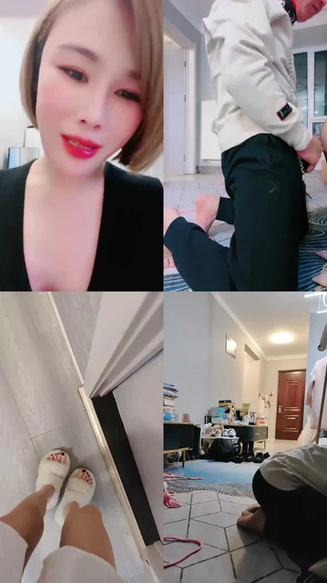 【美丝大大】带闺蜜入圈调/强迫喝圣水/滴蜡/美腿诱惑【双视角版】