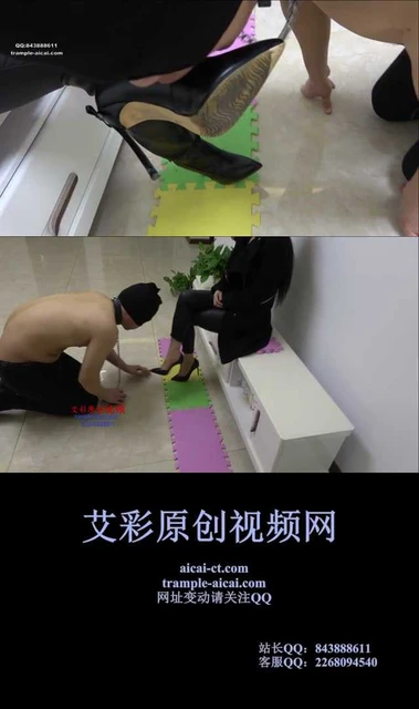 【冷柔】贱奴清理冷柔美靴脏鞋底