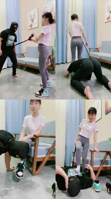 【素人星探】遛狗爬行/连环重度提档/骑马