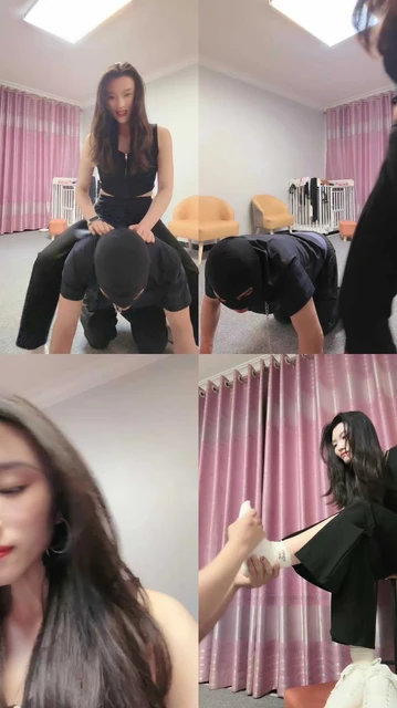 【蜜雪】骑马骑脖/强制喂食/赏赐圣水/小白鞋棉袜踩虐/囚禁狗笼