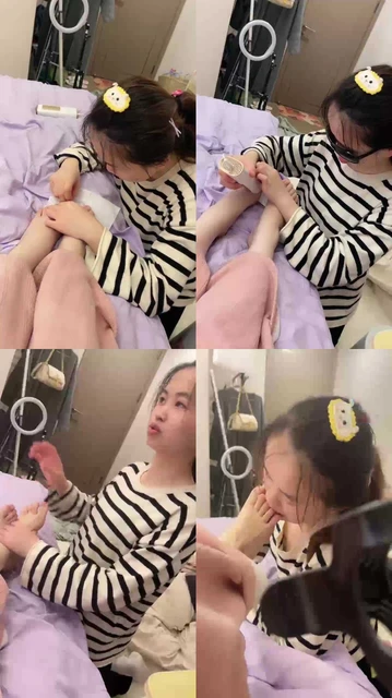 【橘子没熟】开发抖M闺蜜舔脚【完整版】