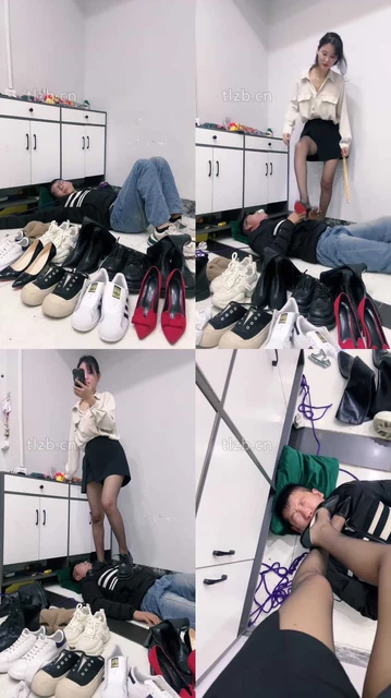 【孤傲女帝】多双鞋子踩踏-全体重踩脸/踩脖窒息