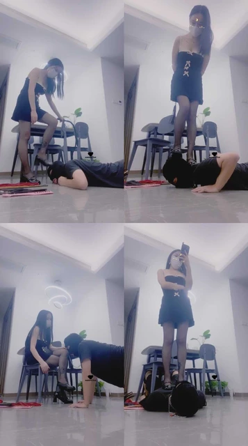 【雨洁】重度踩踏/耳光口水狠虐