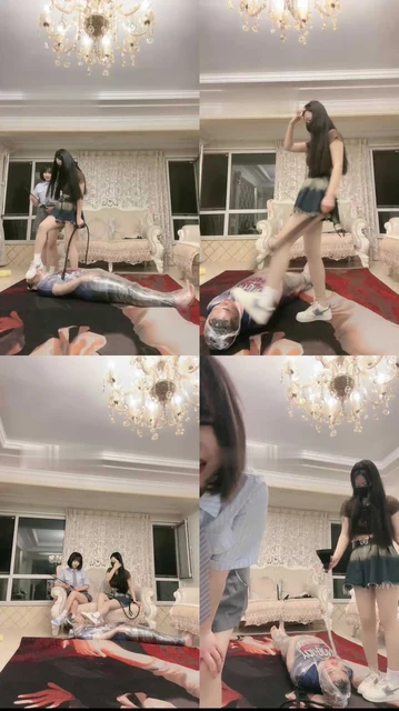 【桃幼幼】双主VS木乃伊-全体重踩踏/闻舔鞋袜脚【双视角版】