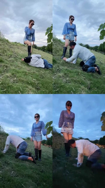 【晨颜】野外暴打