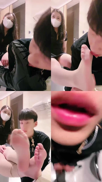 【雪菲老师】狗舌清理脏鞋底/踩踏/深喉/闻鞋窝/脚喂食