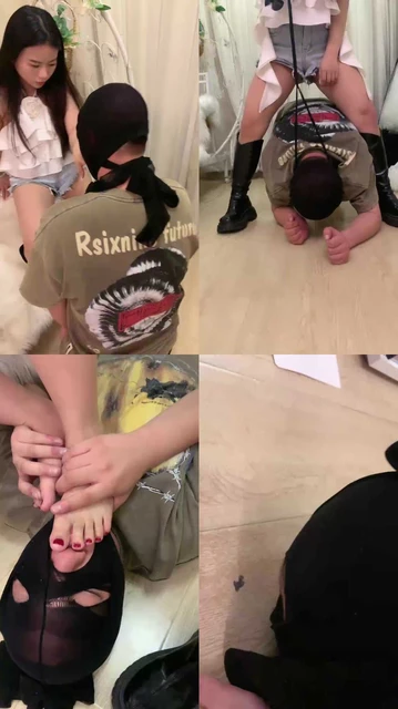 【伊诺】竖中指羞辱/舔长靴/美腿夹头/舔白袜/骑马【完整版】